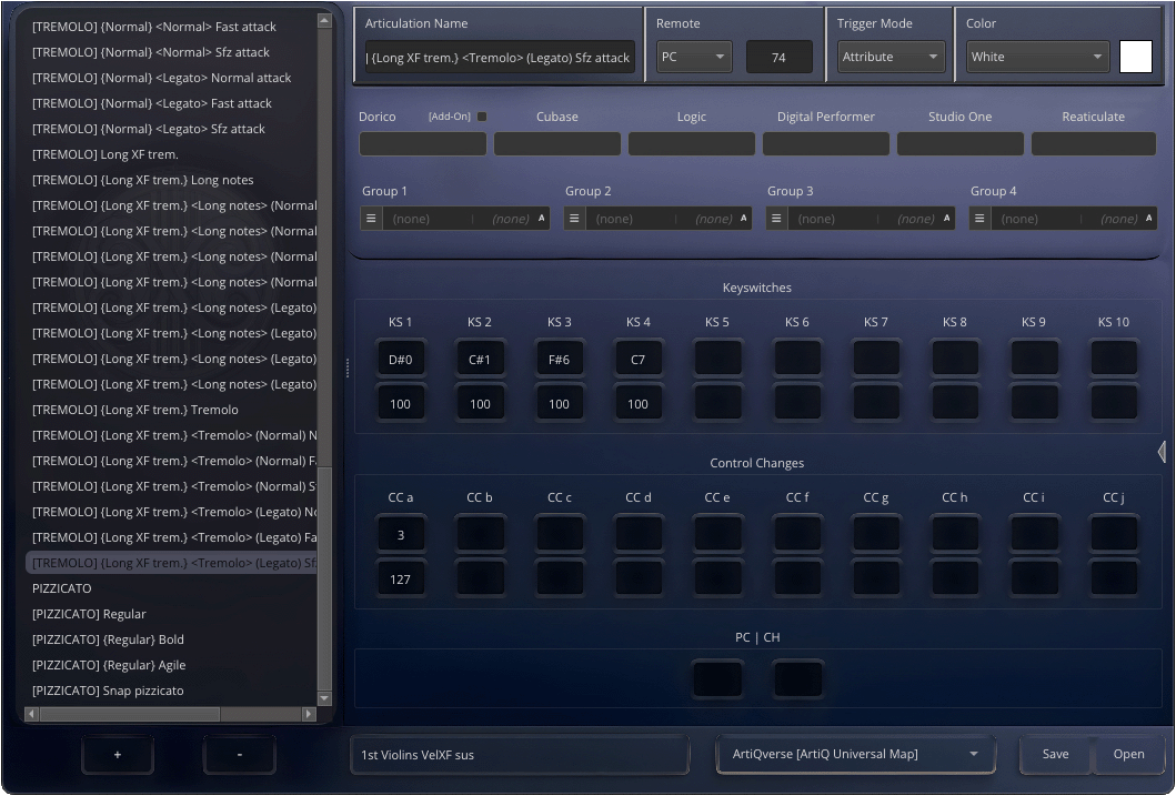 ArtiQverse in action UI overview